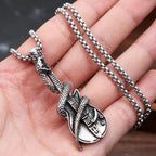 PENDRA Guitarsnake Creative Guitar Snake Pendant