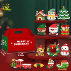 PENDRA Elk Deer Santa Building Set