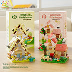 PENDRA Cute Windmill Micro Building Set