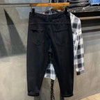 PENDRA Denim Distressed Harem Pants