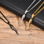 PENDRA Horn Cornicello Pendant Necklace