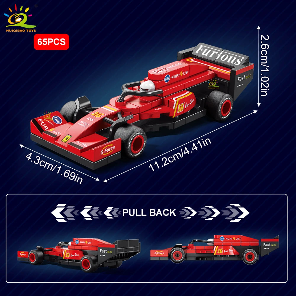 PENDRA Racing Pull LED Building Set
