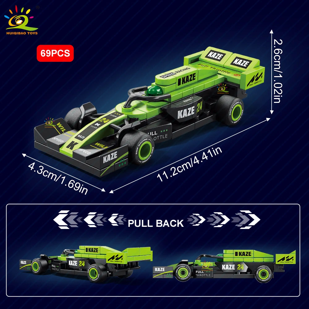 PENDRA Racing Pull LED Building Set
