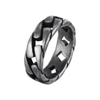 PENDRA Miami Curb Link Steel Ring