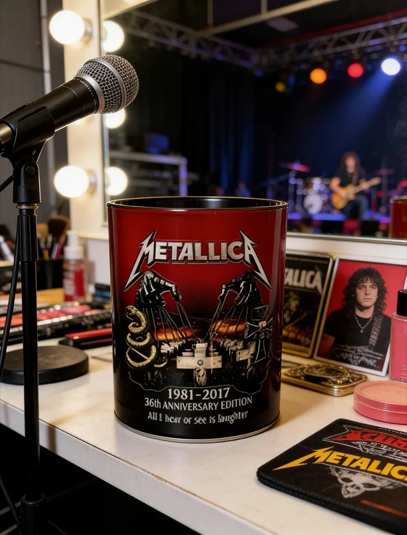 Creative heavy metal rock style glass 1981-2026 commemorative water cup, the first choice for rock fans to give gifts
