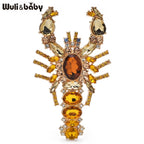 PENDRA Luxe Lobster Rhinestone Animal Brooch