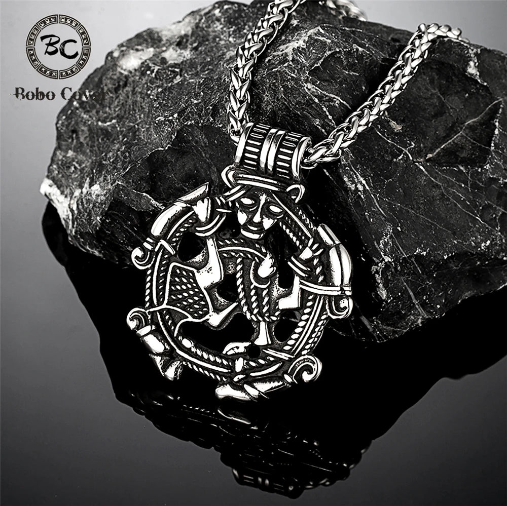 PENDRA Rune Vintage Viking Necklace