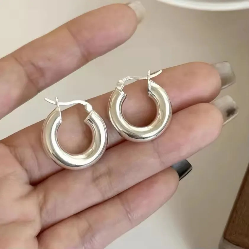 PENDRA Liquid Lava Sterling Silver Earrings