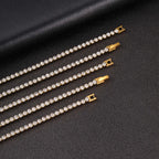 PENDRA Zircon Tennis Chain Necklace