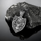 PENDRA Rune Gold Viking Necklace