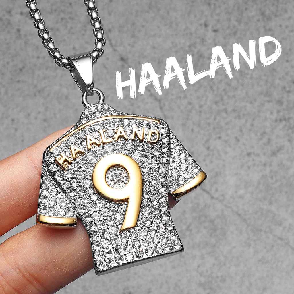 PENDRA Football Jersey Mbapp Steel Necklace