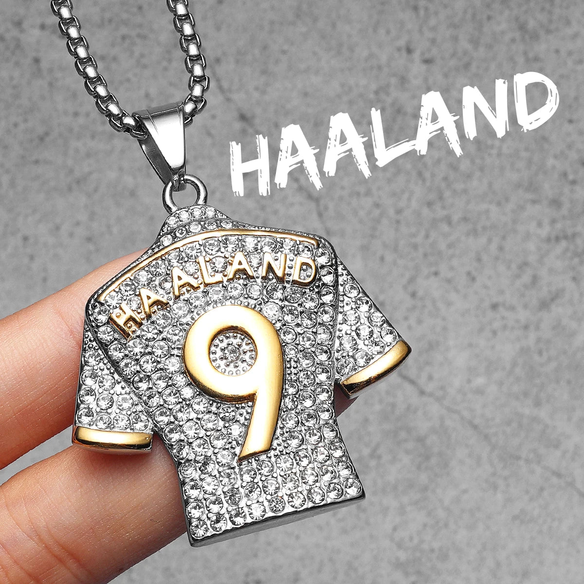 PENDRA Football Jersey Mbapp Steel Necklace