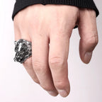 PENDRA Bear Animal Rock Steel Ring