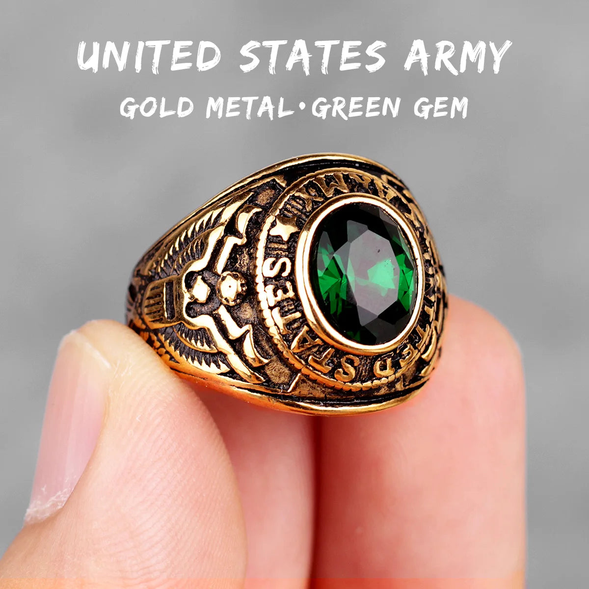 PENDRA Rhinestone Steel Ring