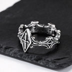 PENDRA Cross Steel Ring