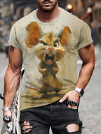 PENDRA Sports Abstract Cartoon T-Shirt