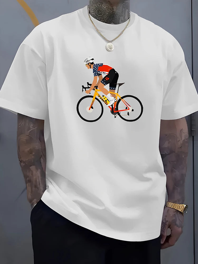 PENDRA Printed Sports Motorcycle T-Shirt
