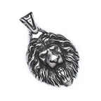 PENDRA Lioncrest Stainless Steel Lion Pendant