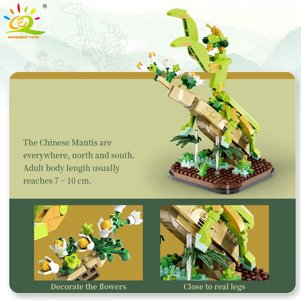 PENDRA Insect Butterfly Floral Building Set