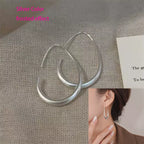 PENDRA Diamond Studded Hoop Sterling Earrings