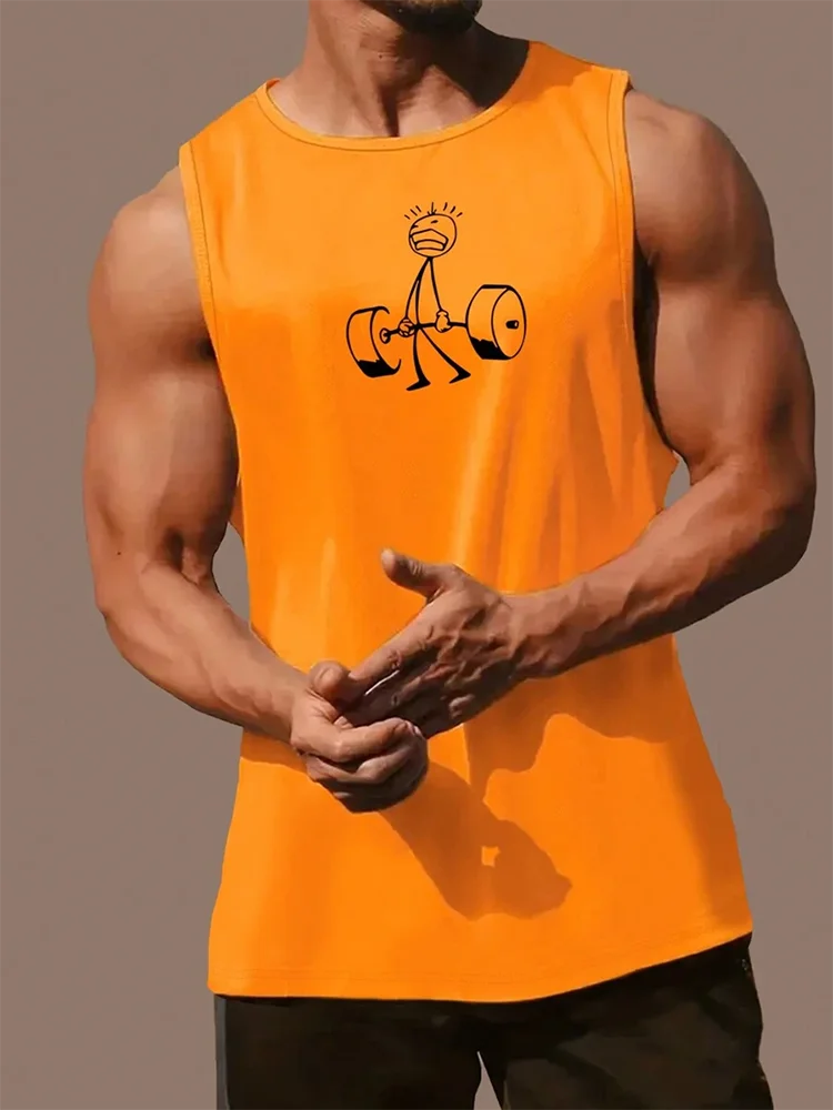 PENDRA Usa Flag Print Tank Loose Sleeveless Tank Top