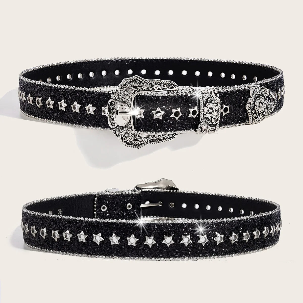 PENDRA Zarara Leather Western Gothic Belt
