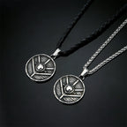 PENDRA Rune Compass Pendant Necklace