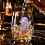 PENDRA Jellyfish Ocean Crystal-Clear 300ml Whiskey Glass