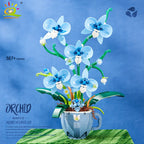 PENDRA Orchid Coffee Floral Building Set