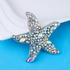 PENDRA Marina Sparkling Starfish Brooch