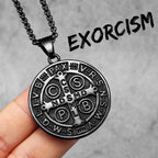 PENDRA St Benedict Exorcism Steel Necklace