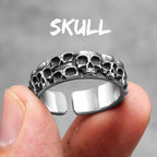 PENDRA Punk Gothic Skull Ring
