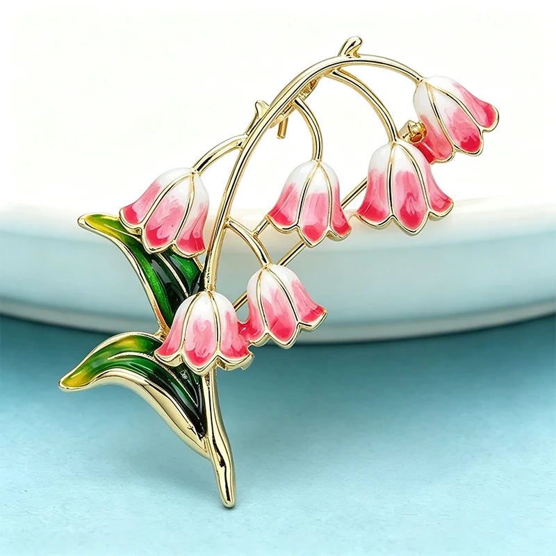 PENDRA Lilyelle Elegant Lily Flower Brooch