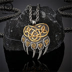 PENDRA Bear Claw Norse Necklace