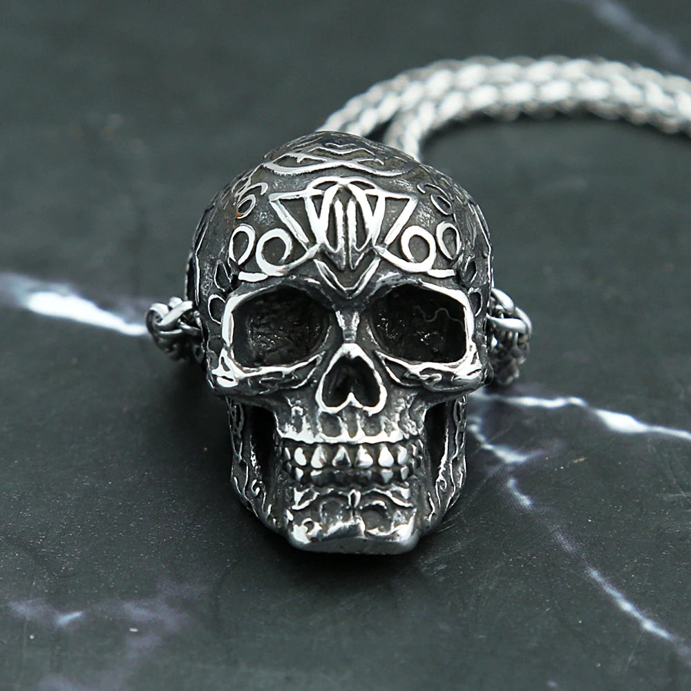 PENDRA Skullpunk Gothic Skull Pendant