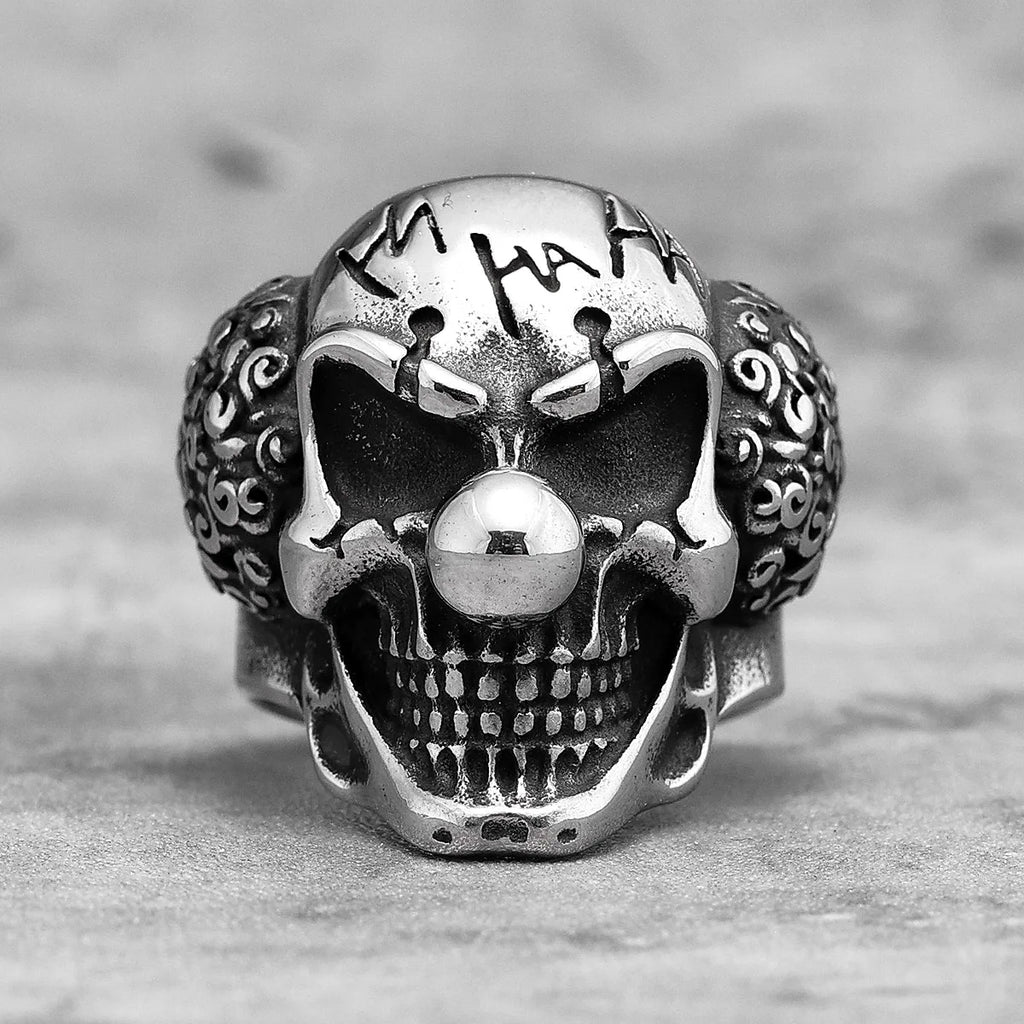 PENDRA Joker Skull Punk Ring