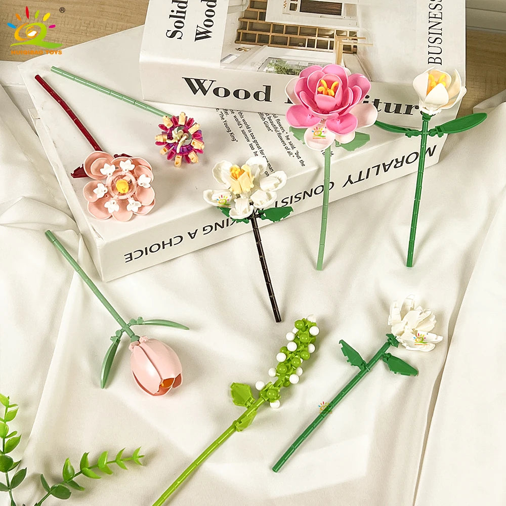 PENDRA Bouquet Rose Micro Building Set