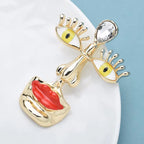 PENDRA Designer Big Face Brooch