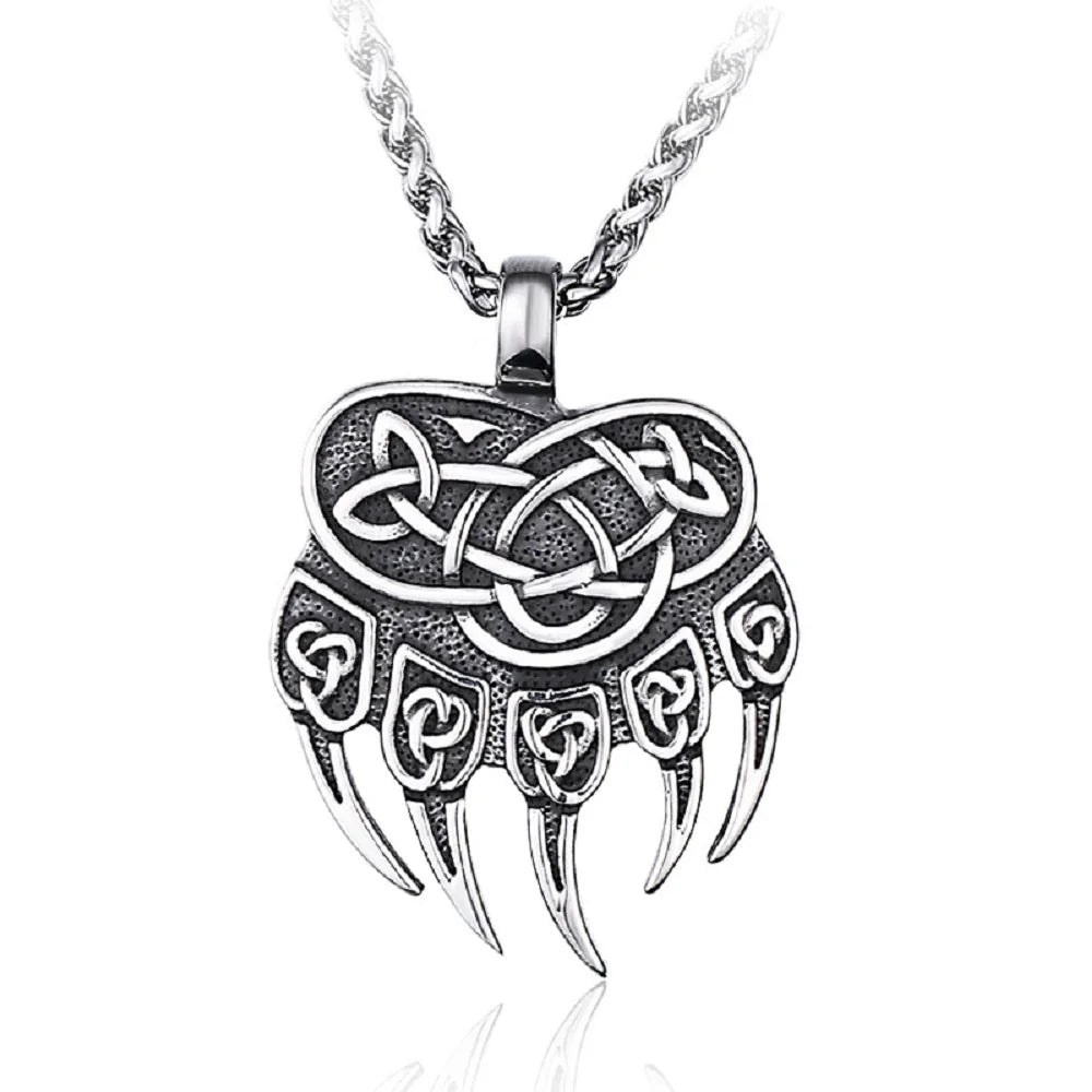 PENDRA Bearclaw 316L Stainless Steel Bear Claw Pendant