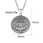 PENDRA Mayanforge Black Mayan Symbol Pendant