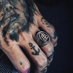 PENDRA Kaevara Cross Charm Ring