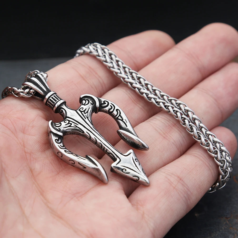 PENDRA Poseidon Greek Trident Pendant
