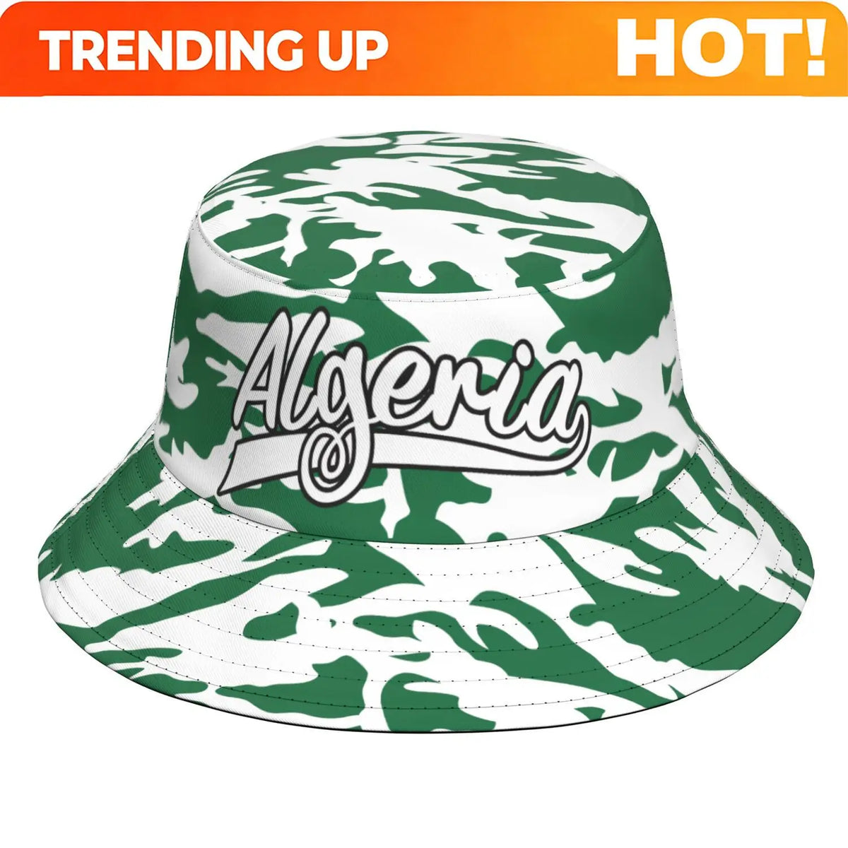 Algeria Free Custom Made Name Photo Dza Islam Bucket Cap Arabic Algerie Arab Print Text Logo DZ Casual Fisherman Hat