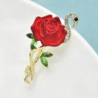 PENDRA Art Flower Flamingo Bird Brooch