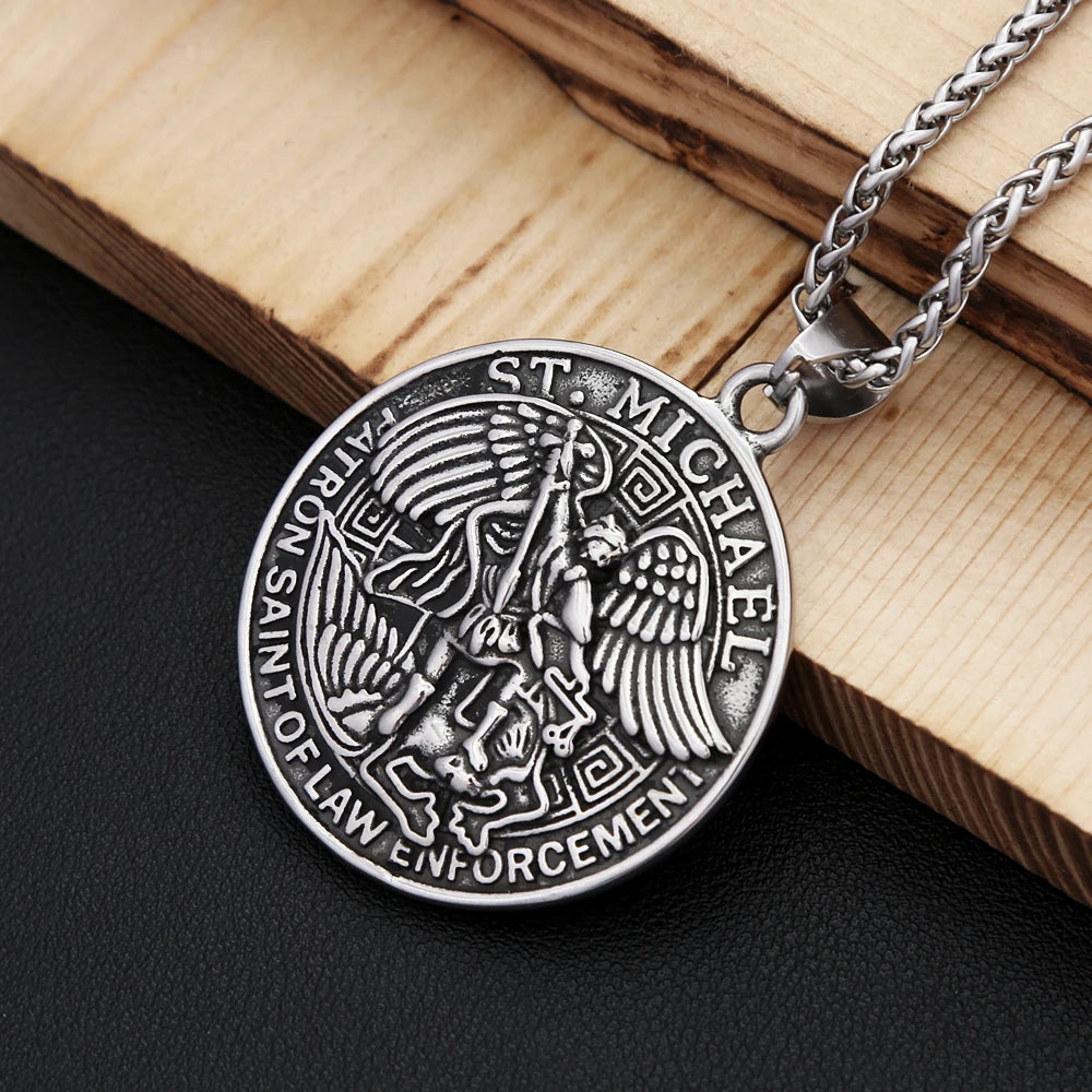 PENDRA Michael Archangel Pendant Necklace