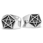 PENDRA Pentagram Punk Charm Ring