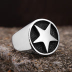 PENDRA Starcrest Lucky Star Signet Ring