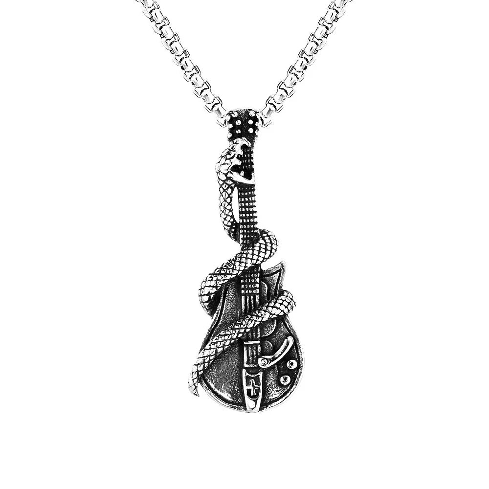 PENDRA Guitarsnake Creative Guitar Snake Pendant