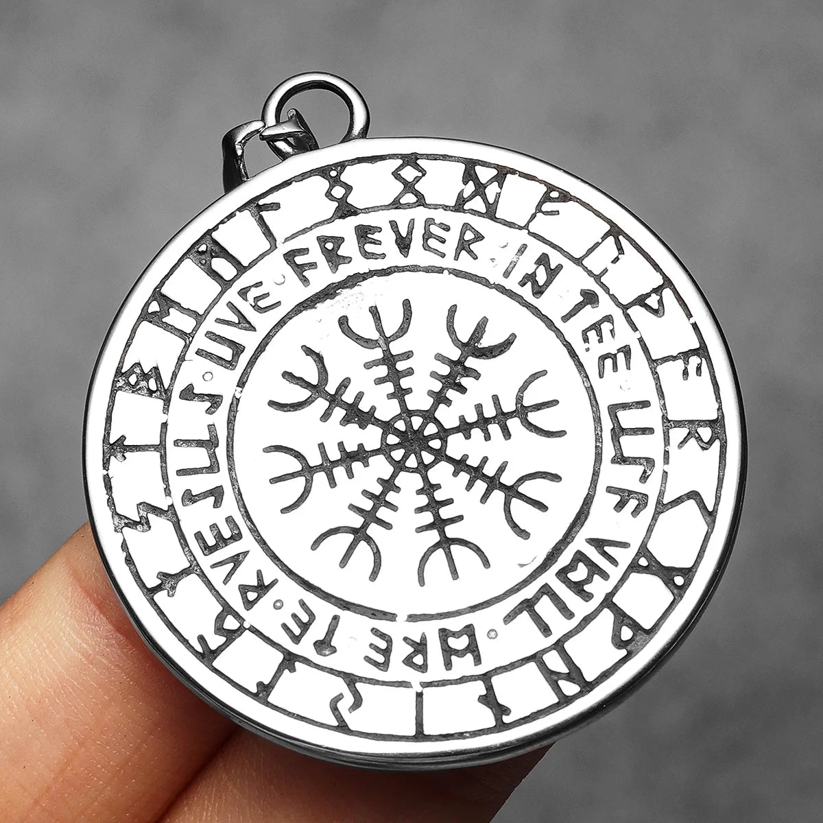 Viking Compass Odin Runes Men Necklaces Stainless Steel Pendant Chain Women Punk Fashion Jewelry New Accessories Gifts Wholesale