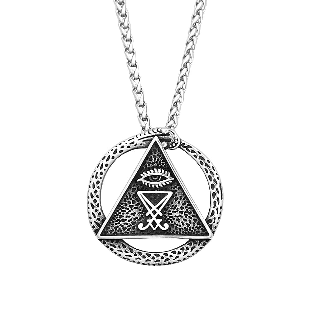 PENDRA Luciferseal Retro Stainless Steel Lucifer Pendant